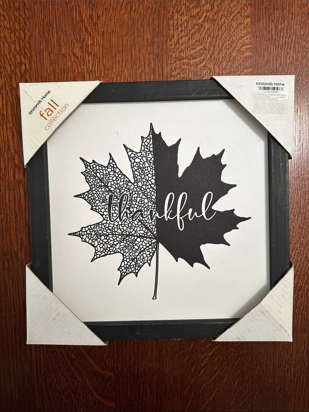 Thankful wall art